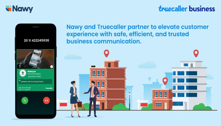 Nawy تتعاقد مع  Truecaller لتعزيز مستوى الشفافية والأمان  في التواصل مع العملاء